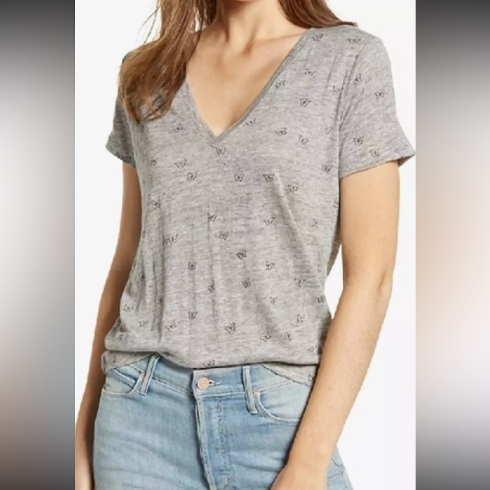 Rails Cara Butterfly Tee-Size Medium